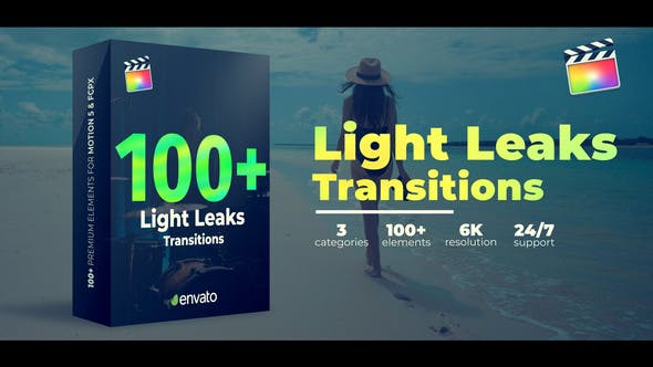 Transform Your Videos for with GFXHive: Light Leaks Transitions