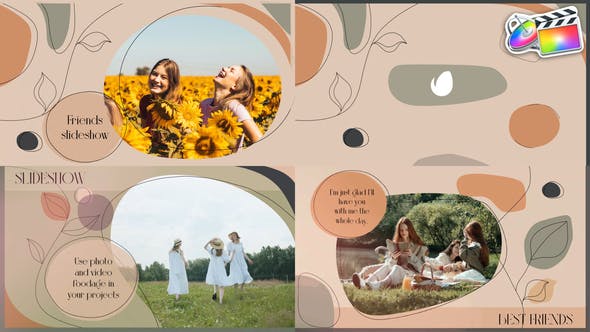 Elevate Your Edits with the Videohive 36743546 Friends Slideshow for FCPX