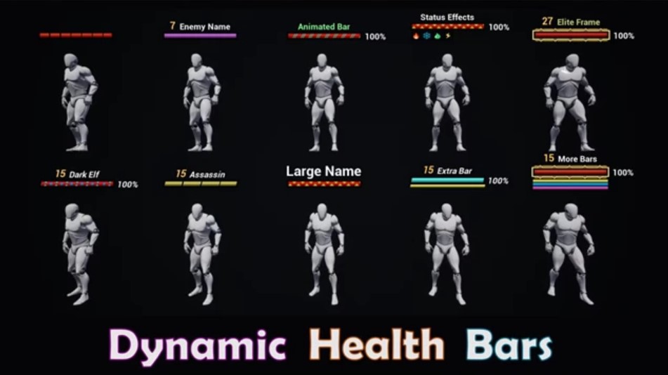 Elevate Your Game: Download Unreal Engine - Dynamic Health Bars v4.20