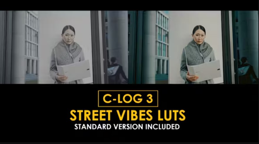 Videohive 50930890 C-Log3 Street Vibes and Standard Color LUTs