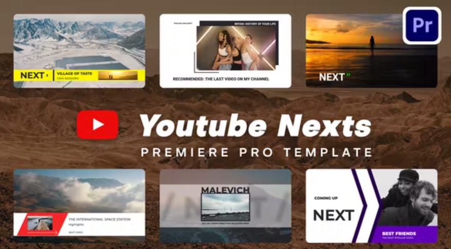 Elevate Your YouTube Presence with Videohive 50884541 YouTube Nexts