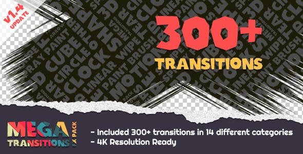 Unleash Creativity with Videohive 9156370 Mega Transitions FX Pack