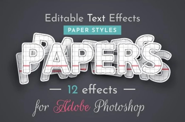 Unleash Creativity with 12 Paper Raster Text Effects - 42209415