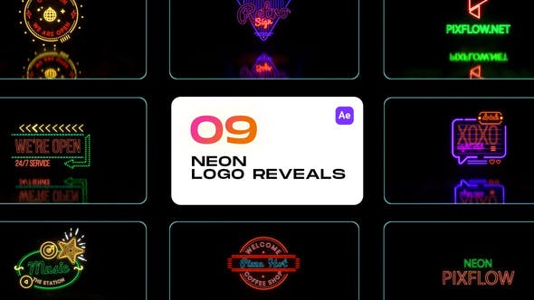 Unlock Creativity with Videohive 34457917 Neon Logo Reveals