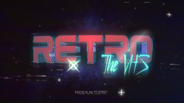 Rediscover Nostalgia with GFXHive: Videohive 38365571 Retro VHS Logo Opener