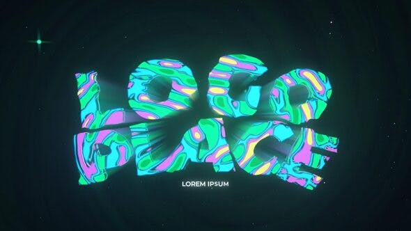 Videohive 33854617 Psychedelic Opener Logo & Title