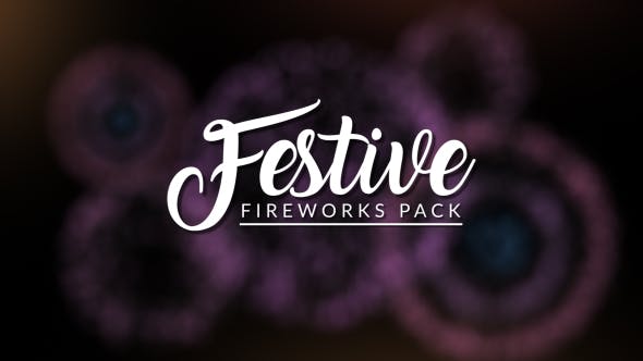 Videohive 21153545 FESTIVE – Fireworks Pack