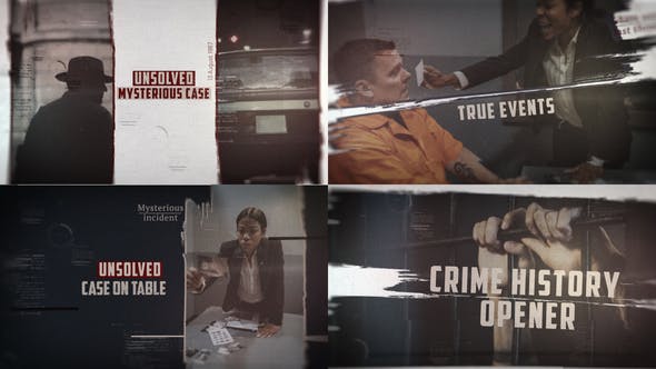 Unleash Your Creativity with Crime History Opener – on GFXHive.com