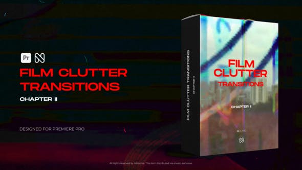 GFXHive Film Clutter Transitions Vol. 02 for Premiere Pro