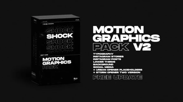 Shock | Motion Graphics Pack V2 (VIDEOHIVE 24181222)