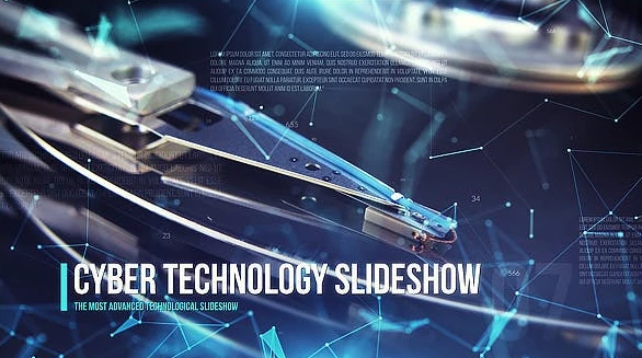 Unleash the Future with Cyber Technology Slideshow | GFXHive