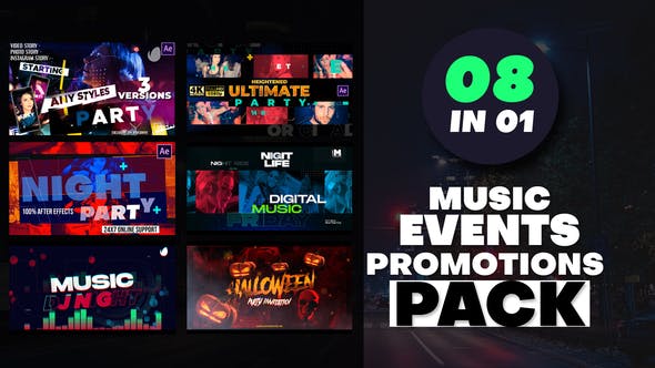 Videohive 42690800 Music Events Promotions Bundle Pack