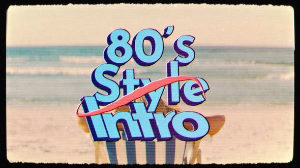 Creative Nostalgia with GFXHive: Videohive 45741228 80s Style Intro