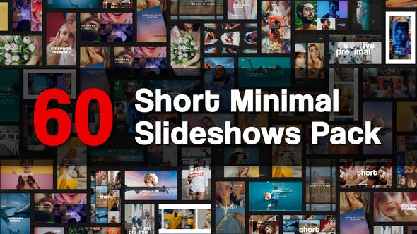 Videohive 32968545 Short Minimal Slideshows Pack from GFXHive