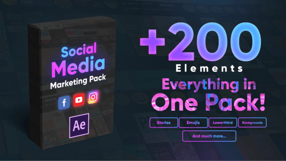 Social Media Marketing Pack - Videohive 25324172 by GFXHive