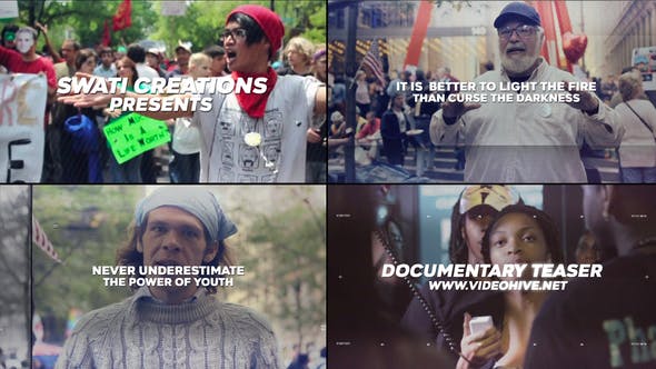 Create Impactful Documentary Teasers with GFXHive's Videohive 22817649 Project