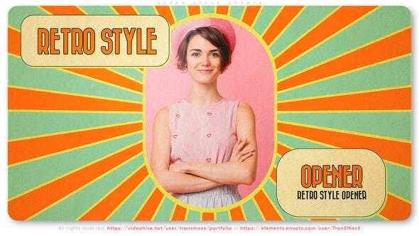 Embrace Nostalgia with GFXHive: Videohive 31776093 Retro Style Opener