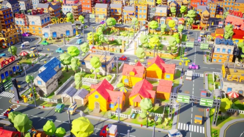 Elevate Game Development with Our Unreal Engine - Low Poly Town Pack