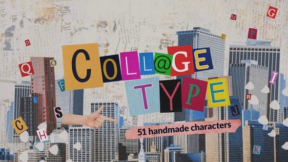 Unleash Creativity with Videohive Collage Typeset | GFXHive