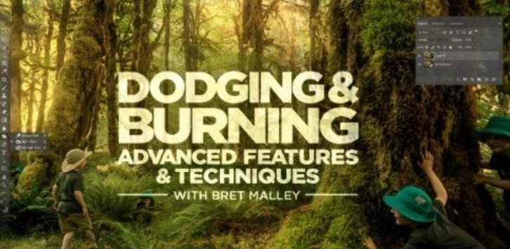 Master Advanced Dodging & Burning Techniques with KelbyOne Course by Bret Malley