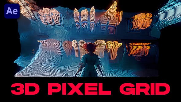 Revolutionize Your Edits: Videohive 51016697 3D Pixel Grid Transitions