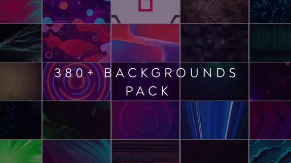 Elevate Your Creations: Videohive 51085181 380+ Backgrounds Pack