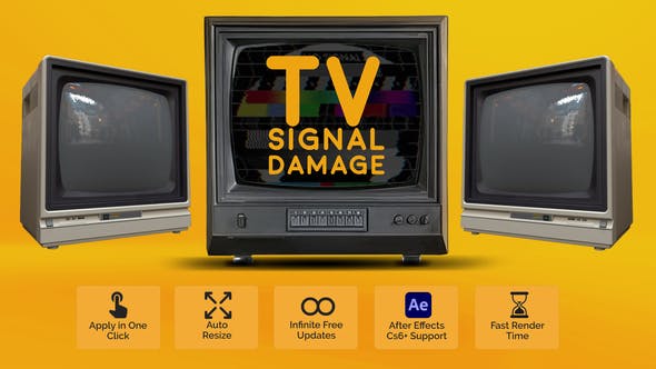 Revolutionize Your Edits: Videohive 51082060 TV Signal Damage