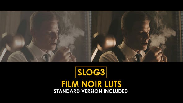 Videohive 51044400 Slog3 FIlm Noir LUTs and Standard LUTs