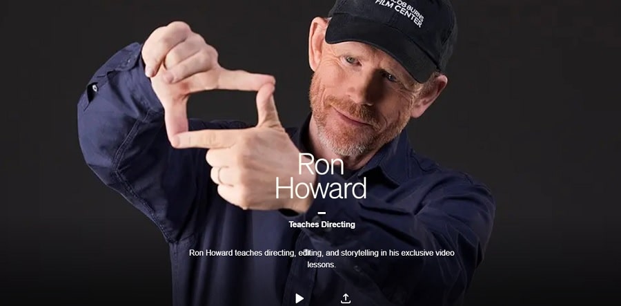 Ron Howard Teaches Directing