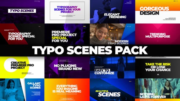 Unleash Creativity with Videohive 29127267 Typo Scenes Pack