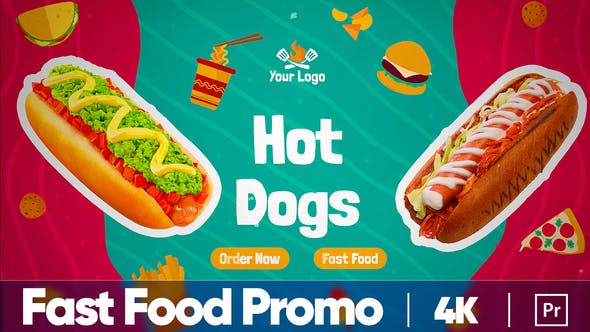 Videohive 36686436 Fast Food Promo | MOGRT