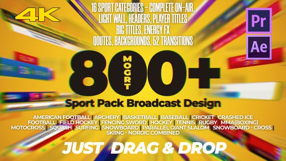 Elevate Your Broadcast Design with Videohive 32089771 Sport Pack