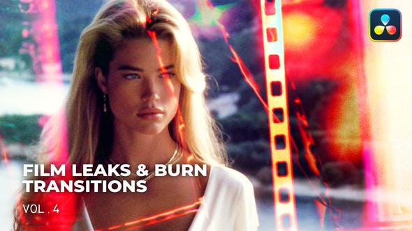 Videohive 51118882 Film Leaks & Burn Transitions VOL. 4