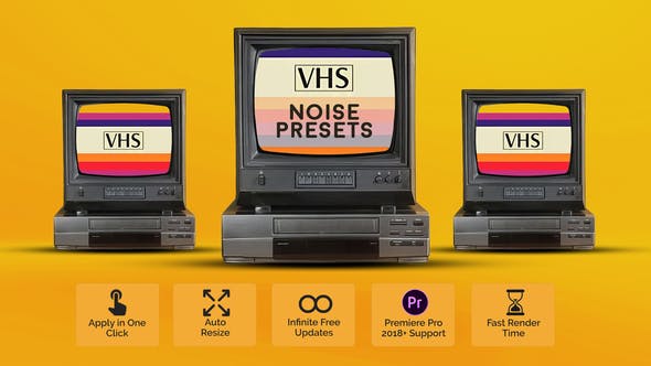 Videohive 51202903 VHS Noise Presets for Stunning Video Effects