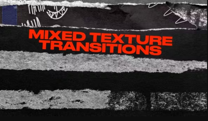 Videohive 51250796 Mixed Texture Transitions | GFXHive