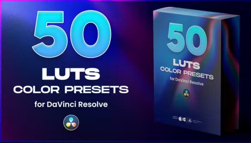 Videohive 44325263 50 LUTs Pack for DaVinci Resolve