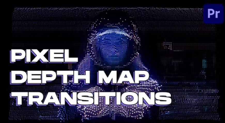 Videohive 51377693 Pixel Depth Map Transitions | Premiere Pro