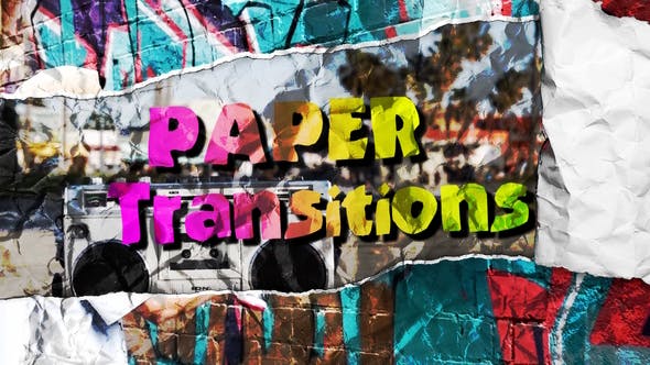 Videohive 51330688 Paper Transitions, GFXHive