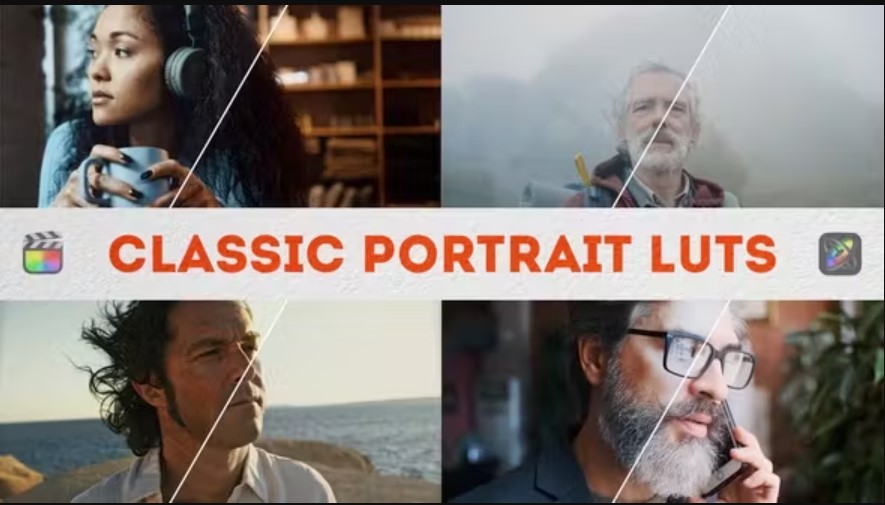 Videohive 51538220 Classic Portrait LUTs | FCPX & Apple Motion