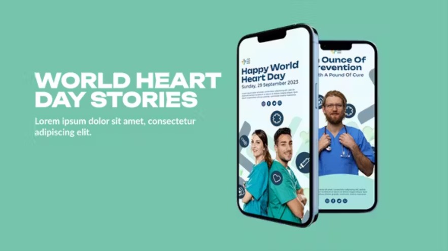 Videohive 51532960 World Heart Day Stories After Effects Template