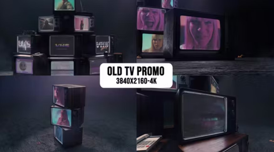 Videohive 51523602 Old TV Opener After Effects Template