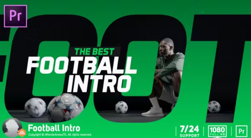 Get the Videohive 50959346 Football Intro for Premiere Pro