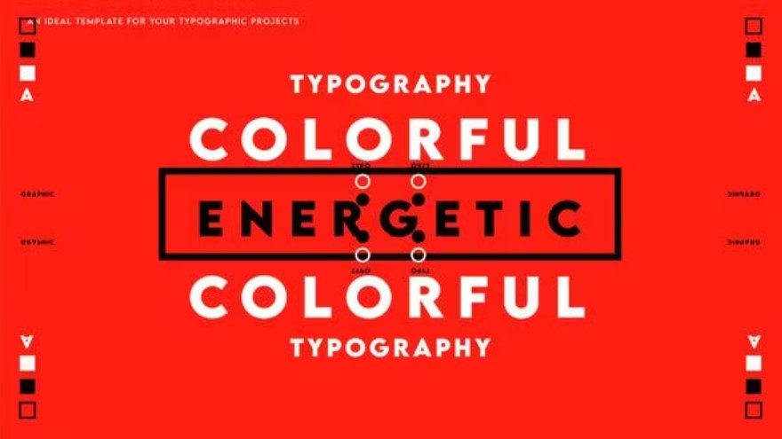 Download Videohive 51527827 Typography Template – Create Eye-Catching Text