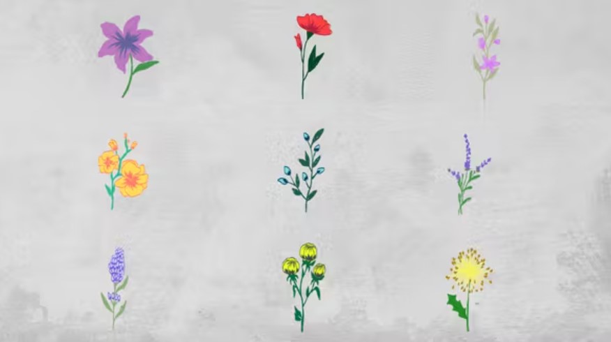 Videohive 51586187 Flowers Elements for Whimsical Video Edits