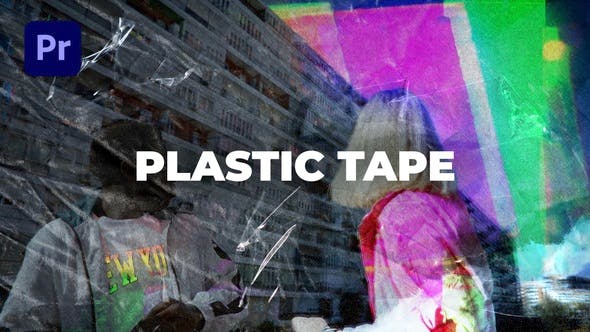 Videohive 51366333 Plastic Tape Transitions