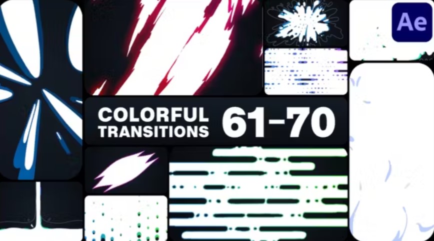 Videohive 51549199 Colorful Transitions for After Effects, GFXHive