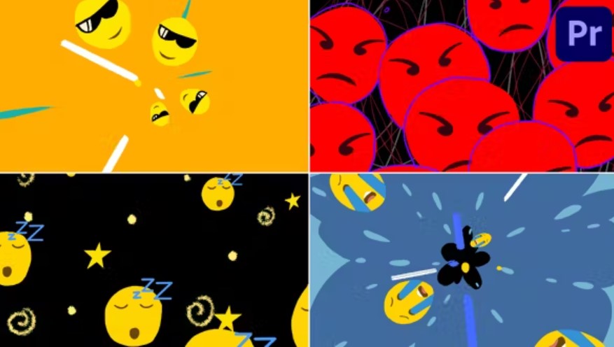 Videohive 51619109 Emoji Transitions MOGRT: Download on GFXHive!