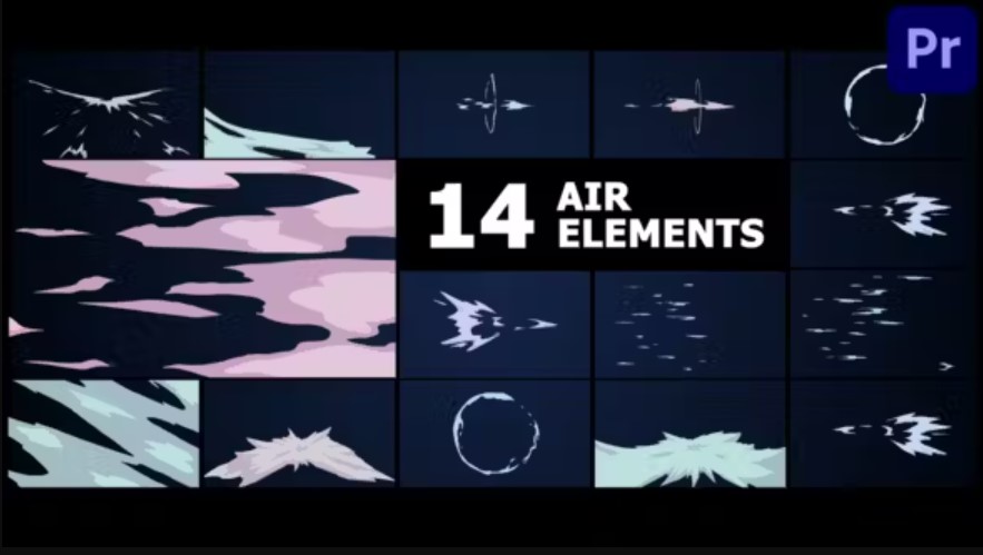 Videohive 51601635 Air Elements MOGRT for Premiere Pro