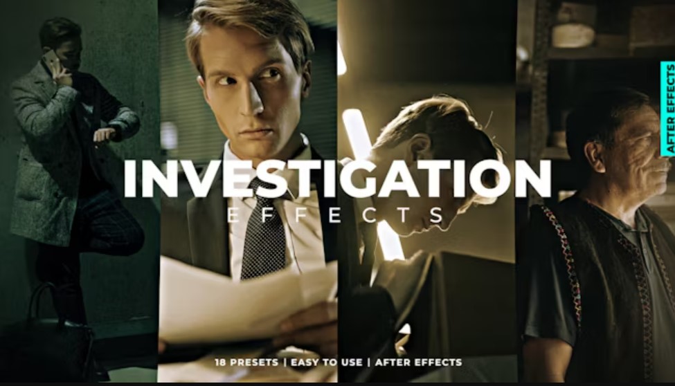 Investigation Effects for After Effects: Download on GFXHive!