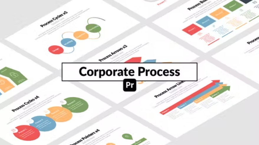 Premiere Pro Template: "Corporate Process" Download on GFXHive